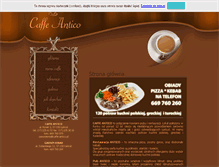 Tablet Screenshot of caffe-antico.pl